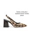 Slope Toe, Open Back, 7 cm Covered Heel, New Season - 2