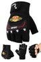 M Size Cut Half Fitness Gym Weight Lifting Sports Gloves Unisex Cycling Gloves Black 115