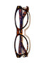 Tessablue Light Protection Screen Glasses 50 Retractable Cat Eye Leopard Pattern Computer Glasses Blue Block - 2