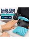 Sunshine Professional Curved Nail Files buffer120/180 Grit, Thick Cushioned Dual-Sided Washable and Disinfectable Nail Files for Natural, Acrylic and Gel Nails, Turquoise Blue, Pack of 10 - 6