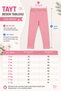Girl's Leggings. Set of 7 Long Seasonal Lycra Cotton Fabrics for Ages 3-12 - 8