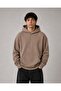Unisex 3-Thread Hooded Plain Sweatshirt - 2