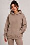 Unisex 3-Thread Hooded Plain Sweatshirt - 3