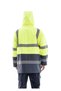 Safesawa Alaska Hi-Vis Parka Neon Yellow - Navy Blue 4122 - 5