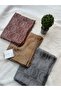 Hijab Cotton Soft Textured New Big Loop Pattern Jacquard Shawl Set of 3 and Makeup Mirror