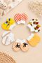 Newborn Baby Gloves 6 Pairs Set 100% Cotton Soft Textured Patterned Unisex 0-6 Months