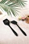Silicone Spoon, Ladle, Slotted Spoon, and Flat Spatula Set |   Set of 4, Non-Stick and Durable - 6