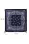 Paisley Pattern 100% Cotton Multi-Purpose Bandana Scarf - 7