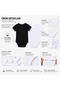 Children's Half Sleeve Undershirt 90% Cotton Flexible Hook-And-Loop Bodysuit Black White 4-12 Years - 3