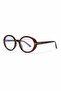 Berlin Blue Light Protected Optical Compatible Buckle Women's Glasses Blue Block Bitter Coffee - 7