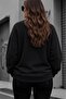 Uly Women's Large Size Oversized Basic Crew Neck Two-Thread Cotton Sweatshirt Relaxed Fit Unisex Love - 2