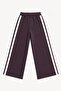 Girl's striped sweatshirt and wide-leg sweatpants set - 6