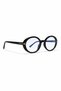 Blue Block Women's Buckle New Season Blue Light Protection Glasses Black Frame - 2
