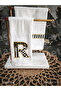 Checkered R Lettered and Striped Kitchen Towel Set of 2 (30X50) - 2