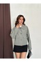 Women's Wide Collar Large Pocket Trench Coat - 3