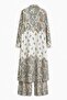 Shawl Patterned Shirt Dress |   Pants - 2