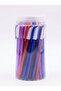30-Pack Clip-on Ballpoint Pens, 0.5mm Fine Point, Smooth Writing Blue Ink, Comfortable Grip, Bulk Pens for Office, School, and Daily Writing (Blue Ink)