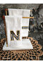 Checkered Letter N and Striped Kitchen Towel Set of 2 (30X50) - 6