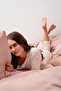 Long Sleeve Buttoned Patterned Lycra Viscose Pajama Set - 6