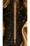Zircon Stone Non-Tarnish Gold Color Women's Steel Bracelet - 2