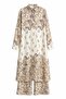 Shawl Patterned Shirt Dress |   Pants