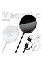 Wireless Charger for Phones, iPods, Watches, Compact Design | Compatible with iPhones, Notes Series. 15W Fast charging Suitable for Slim Design at Bedside And Desk (Black) - 2