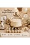 6 Month Birthday Party Set 17 Pieces – Happy 6 Months Cake Decoration Birthday Party Set Decoration - 4