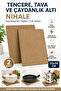 2 Pieces of Pot, Pan, Teapot Trivets 22X30 cm Mdf Hot Pad Kitchen Countertop Protector.