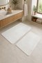Luxury Soft Textured 2-Piece Toilet Seat Set (60X100 - 50X80) - 4