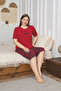 Plus Size Lycra Bamboo Capri Pajama Set - 2