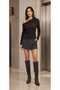 Asymmetric Collar One-Shoulder Open Modal Cotton Blouse with Ruffle Detail - 5