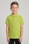 Girl's Pistachio Green Polo Collar School T-Shirt Black Ribbed Waist School Shorts Skirt Bottom Top Set - 4
