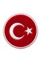 Turkish Flag Embroidery Emblem 7 cm 25 Pieces - 8