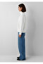 Half-Zip Sweatshirt Off-White - 5