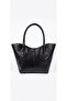 Genuine Leather Handcrafted Croco Pattern Women's Shoulder Bag - Tote Bag - Traditional Leathercraft Production - 2