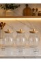 Bamboo Lid Borosilicate Glass Jar Set Striped Grain and Legume Storage Container 3 Pieces 2000 ml Dr 51 - 2