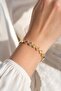 Brass Vip Series Clover Zircon Stone Women's Bracelet Adjustable - 2