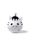 Children's Travel Pillow and Eye Mask-Adoramals Bali the Zebra - 3