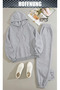 Unisex Casual Tracksuit Set Outdoor Full Zip - 2