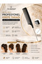 3-Piece Hair Styling Set: Stick Wax, Metal-Handled Crepe Comb, and 6-Tooth Korean Volume Comb - 4