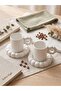 Fluffy Ring Handle Bubble Double Espresso and Cup Set -140 ml - 4
