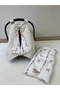 Cream Stroller Cover and Stroller Cushion Set of 2 - 3