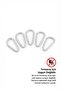 Carabiner for Keychains and Decorative Use 5 Pieces - 2