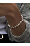 Interlocking Design Gray Bracelet