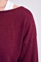 Soft-Touch Asymmetrical Cut Boat Neck Knitwear Sweater&Blouse - 5