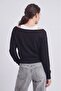 Soft-Touch Asymmetrical Cut Boat Neck Knitwear Sweater&Blouse - 5
