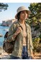 Premium cotton gabardine safari hat - snapback cowboy bucket hat for outdoor camping - 4