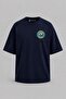 Oversize Tcg Aegean Waves V2 Pocket and Back Printed Unisex T-Shirt - 2