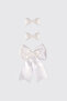 Girl's 3-Piece White Buckle Set - 2