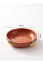 Red Mud Handmade Bowl - 11.5 cm / Glazed on the Inside, Unglazed on the Outside Terracotta Sauce Bowl & Snack Bowl - 3